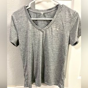 Champion Workout V-Neck Grey Tee
